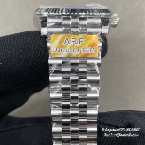 DateJust 36 SS 126234 ARF 1:1 Best Edition 904L Steel Gray Dial Green Roman on Jubilee Bracelet DD3235 V2 - Image 5