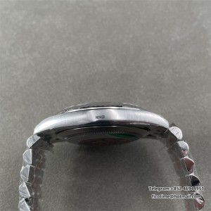 DateJust 41 126334 904L SS ARF 1:1 Best Edition Gray Dial Green Roman on Jubilee Bracelet DD3235 - Image 4
