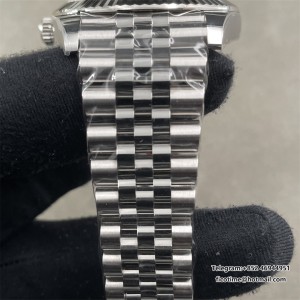 DateJust 41 126334 904L SS ARF 1:1 Best Edition Gray Dial Green Roman on Jubilee Bracelet DD3235 - Image 5