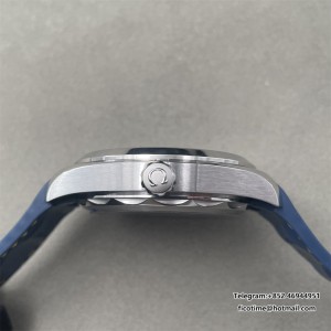 Aqua Terra 150m 'Mondo' 41mm SS VSF 1:1 Best Edition Blue Textured Dial on Rubber Strap A8900 Super Clone - Image 7