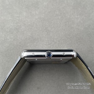 Cartier Tank Solo 3800 SS/LE Wht AF A1847 Mod - Image 6
