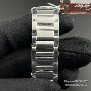 Cartier Tank Must Small Blk SS/SS White F1F Swiss Qtz - Image 7