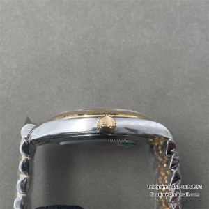 DateJust 41 126333 904L Gain Weight V2 ARF 1:1 Best Edition Gold Dial Stick Marker On Jubilee Bracelet DD3235 - Image 3