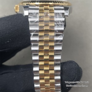 DateJust 41 126333 904L Gain Weight V2 ARF 1:1 Best Edition Gold Dial Stick Marker On Jubilee Bracelet DD3235 - Image 5
