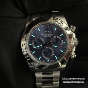 Daytona 126509 Gain Weight VSF Blue Dial On Oyster Bracelet DD4131 weighted - Image 9