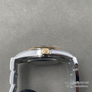 Oyster Perpetual 41mm 134303 41 904L SS/YG VSF 1:1 Best Edition Gray Dial On SS Bracelet VS3230 - Image 3