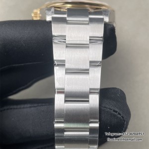 Oyster Perpetual 41mm 134303 41 904L SS/YG VSF 1:1 Best Edition Gray Dial On SS Bracelet VS3230 - Image 5