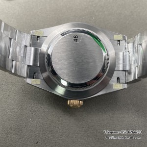 Oyster Perpetual 41mm 134303 41 904L SS/YG VSF 1:1 Best Edition Gray Dial On SS Bracelet VS3230 - Image 8