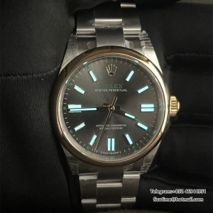 Oyster Perpetual 41mm 134303 41 904L SS/YG VSF 1:1 Best Edition Gray Dial On SS Bracelet VS3230 - Image 9
