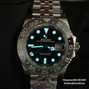 GMT-Master II 126710 GRNR 904L Steel RICH 1:1 Best Edition on Jubilee Bracelet SH3285 (Free Sprung) V2 - Image 9