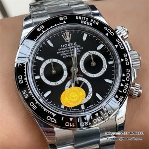Daytona 126500LN SS/SS Blk/Stk 904L VSF DD4131 free sprung - Image 1