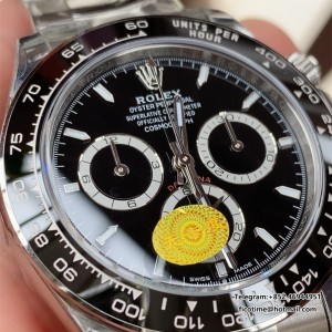 Daytona 126500LN SS/SS Blk/Stk 904L VSF DD4131 free sprung - Image 5