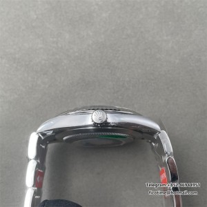 DateJust 41 126334 ARF 1:1 Best Edition Gray Dial Green Roman on Oyster Bracelet DD3235 - Image 3